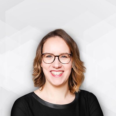 Porträt von Christina Dzuban, Marketing-Leiterin der ABLE Management Group